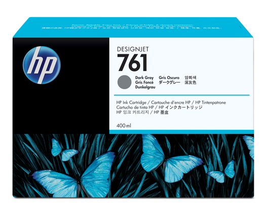 HP 761 Ink Cartridge dark grey 400ml