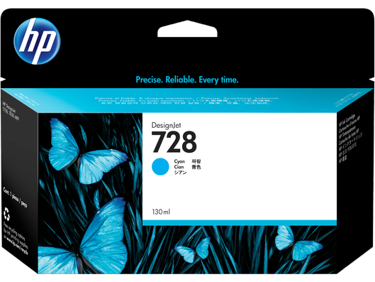 HP 728 Ink Cartridge cyan 130ml