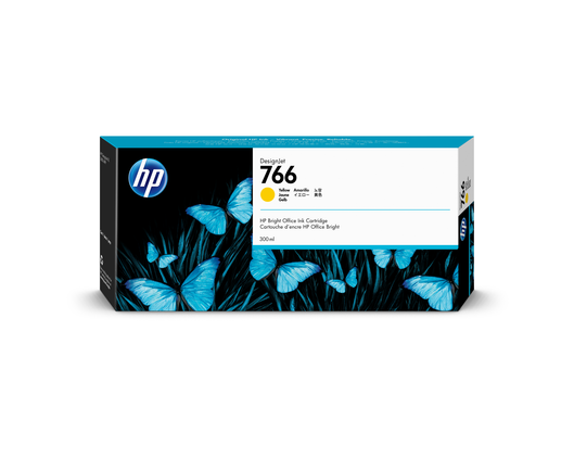 HP 766 Ink Cartridge Yellow 300ml