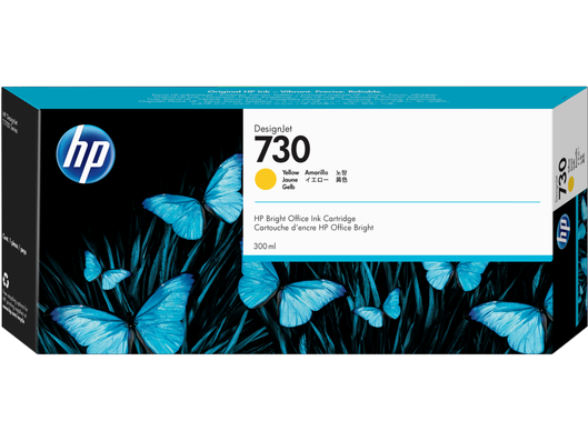 HP 730 Ink Cartridge yellow 300ml