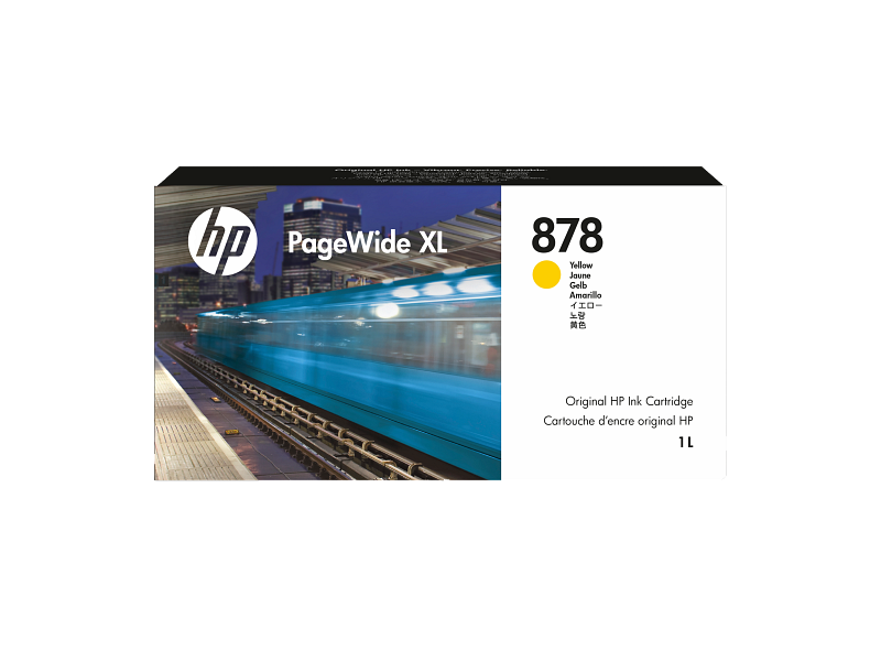 HP 878 Ink Cartridge Yellow 1000ml