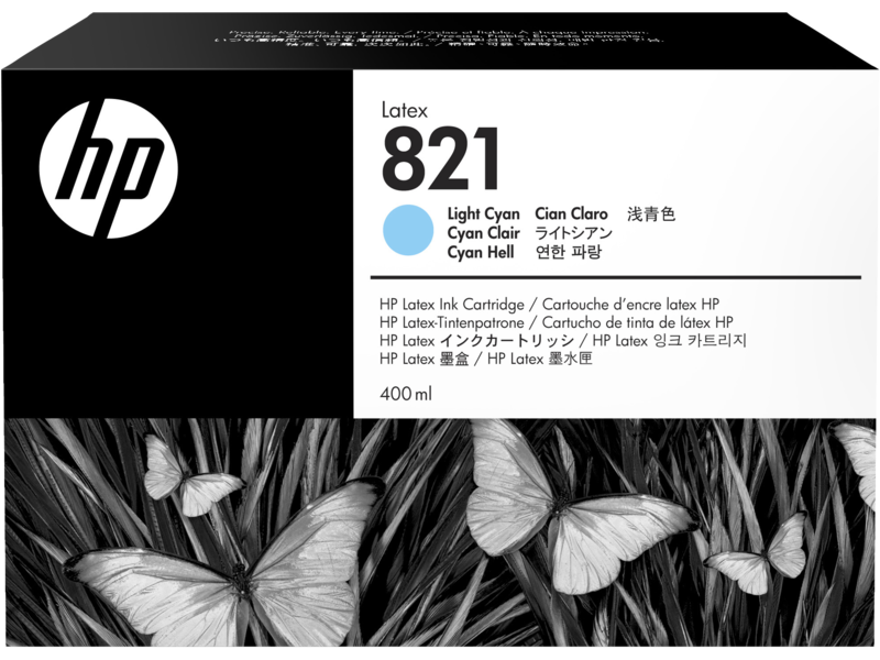 HP 821A Ink Cartridge light Cyan 400ml