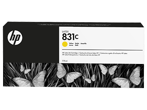 HP 831C Ink Cartridge yellow 775ml